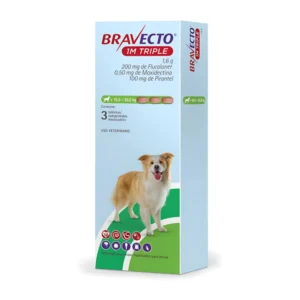 Bravecto 1m Triple 10 A 20 Kg x 1 und