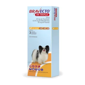 Bravecto 1m Triple 2.5 A 5 Kg Kg x 1 und