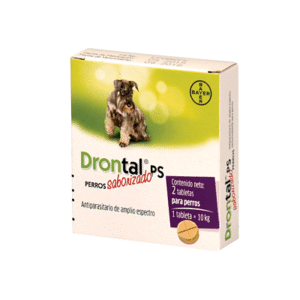 Drontal Perro Pequeño 10 kg x 2 tabs