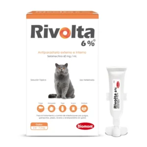 Rivolta 6% Selamectina 2.6 A 7.5 Kg x 1 und