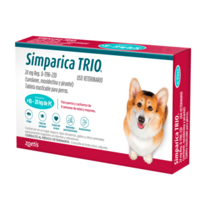 Simparica Trio x 3 Tab 10 A 20 Kg